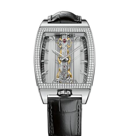 Replica Corum Golden Bridge Classic White Gold Diamonds Watch B113/03196 - 113.167.69/0F01 GL10G